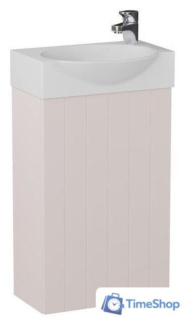  Lauter Тумба под умывальник Из искусственного мрамора Amelia 40 (пудрово-розовый п/мат) - Изображение №1 — Интернет-магазин Time-Shop