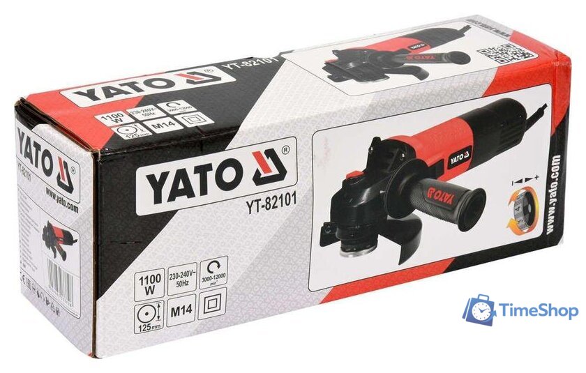 Угловая шлифмашина Yato YT-82101 - Изображение №4 — Интернет-магазин Time-Shop