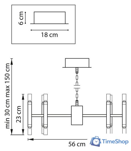 Припотолочная люстра Lightstar Iris 734247 - Изображение №7 — Интернет-магазин Time-Shop
