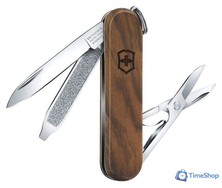 Мультитул Victorinox Classic SD Wood 0.6221.63 - Изображение №2 — Интернет-магазин Time-Shop