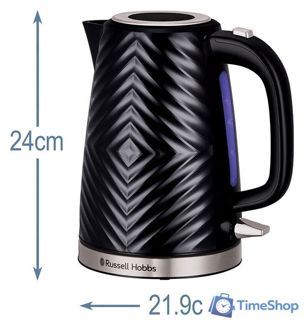 Электрический чайник Russell Hobbs 26380-70 Groove - Изображение №6 — Интернет-магазин Time-Shop