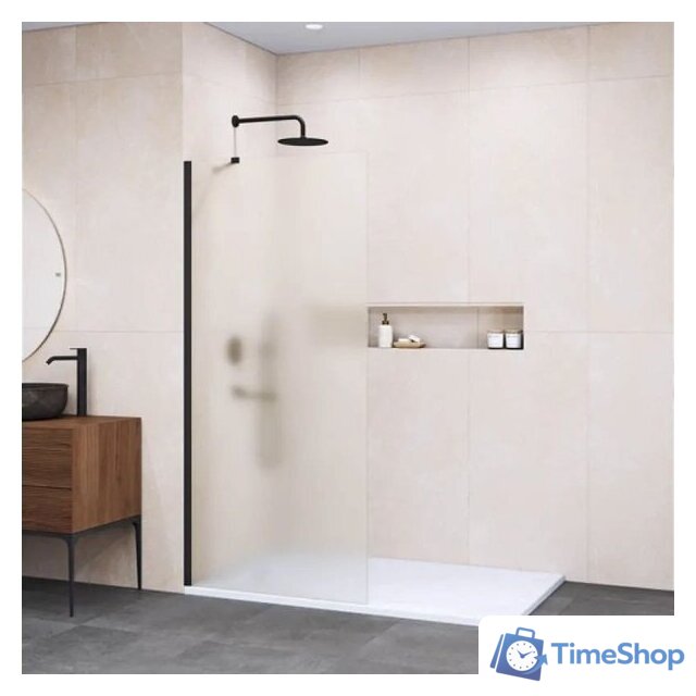 Душевая стенка RGW WA-102B 351010211-24 (черный/матовое стекло) - Изображение №1 — Интернет-магазин Time-Shop