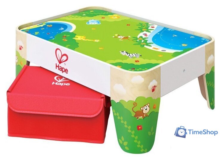 Развивающая игра Hape Ж/д с коробкой для хранения E3823-HP - Изображение №1 — Интернет-магазин Time-Shop
