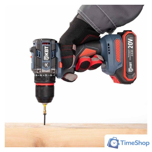 Дрель-шуруповерт КВТ Профи DB-20-13 (с 2-мя АКБ, кейс) - Изображение №8 — Интернет-магазин Time-Shop