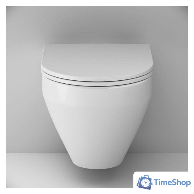 Унитаз подвесной AM.PM Spirit V2.0 Aquaspin C701900SC (с сиденьем) - Изображение №3 — Интернет-магазин Time-Shop