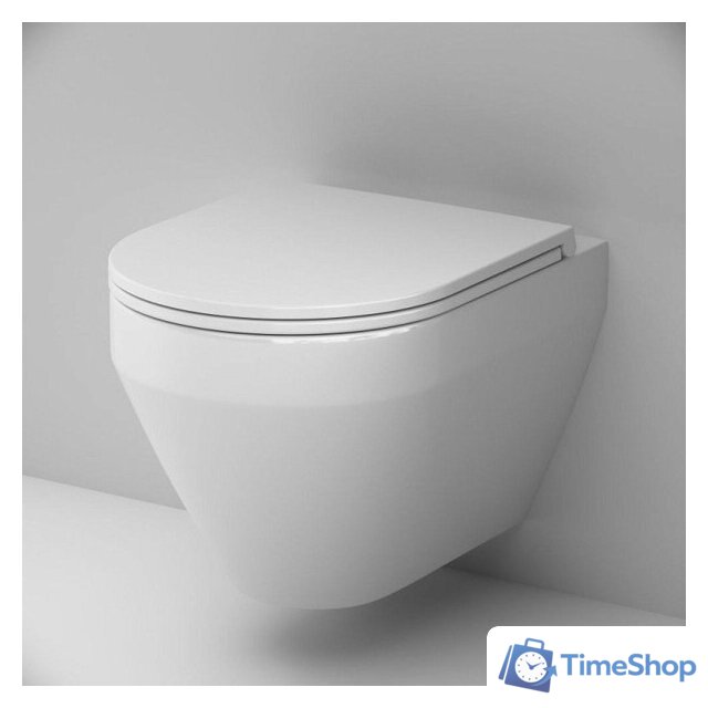 Унитаз подвесной AM.PM Spirit V2.0 Aquaspin C701900SC (с сиденьем) - Изображение №2 — Интернет-магазин Time-Shop