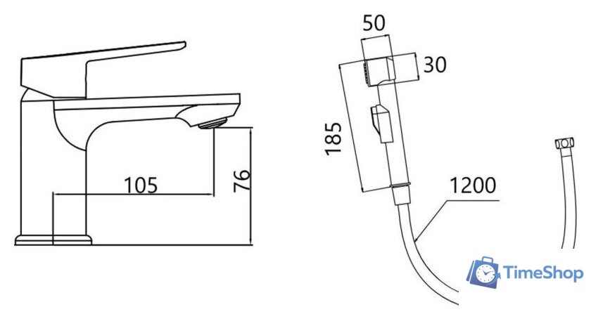 Смеситель Gross Aqua Dyno 6249285C - Изображение №2 — Интернет-магазин Time-Shop