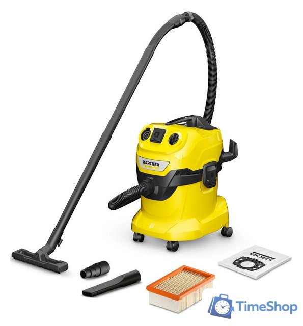 Пылесос Karcher WD 4 P V-20/5/22 1.628-272.0 - Изображение №1 — Интернет-магазин Time-Shop