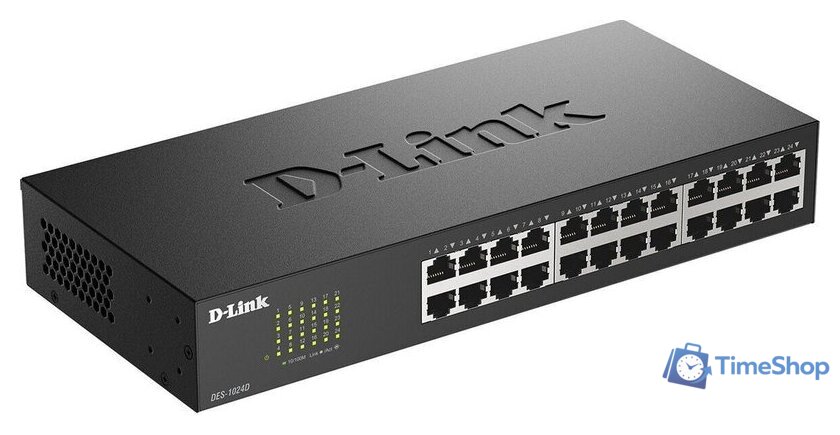 Неуправляемый коммутатор D-Link DES-1024D/H2A - Изображение №5 — Интернет-магазин Time-Shop