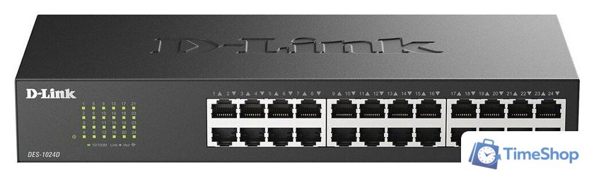 Неуправляемый коммутатор D-Link DES-1024D/H2A - Изображение №1 — Интернет-магазин Time-Shop