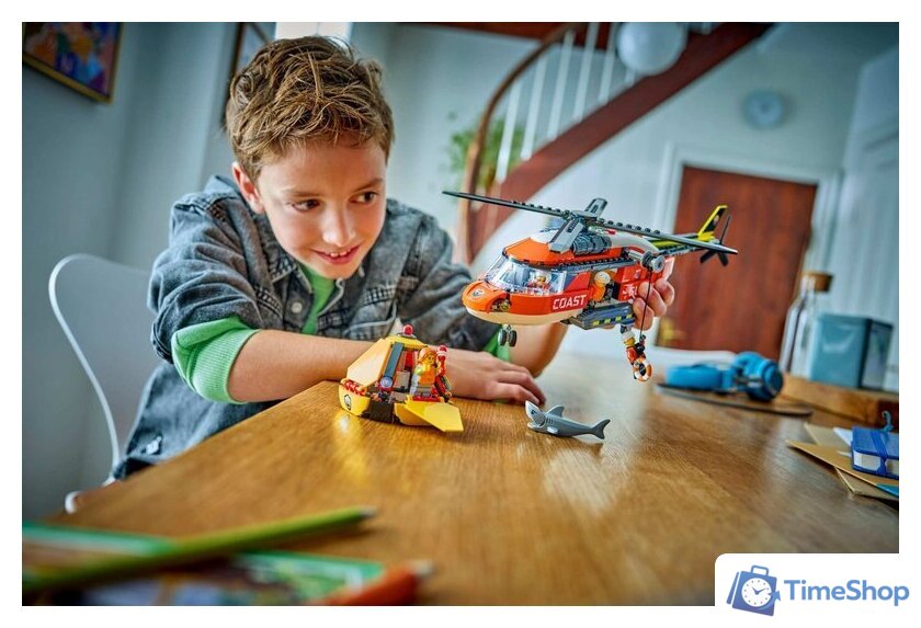 Конструктор LEGO City 60503 Вертолёт береговой охраны - Изображение №8 — Интернет-магазин Time-Shop