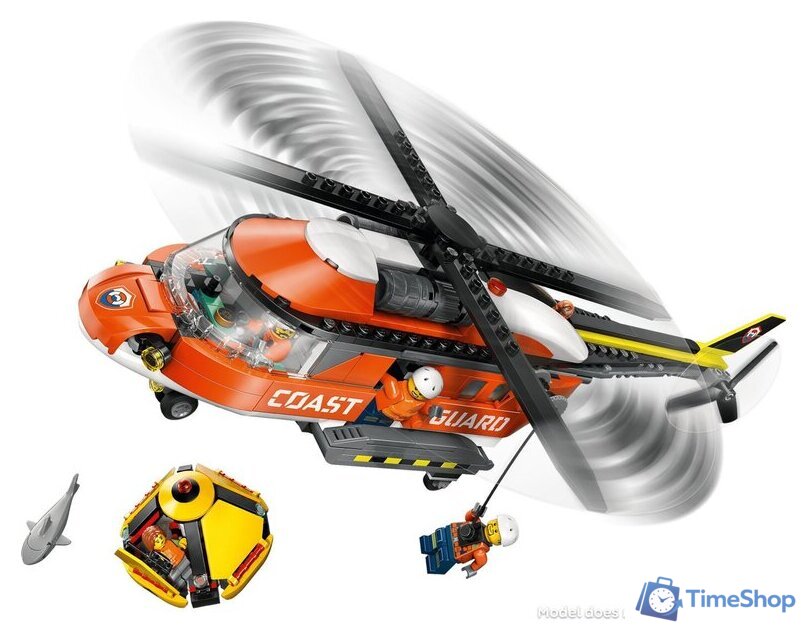 Конструктор LEGO City 60503 Вертолёт береговой охраны - Изображение №5 — Интернет-магазин Time-Shop