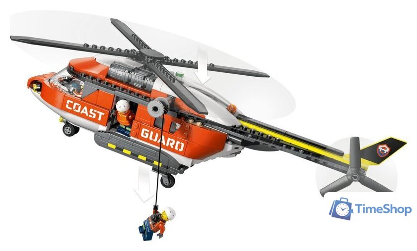 Конструктор LEGO City 60503 Вертолёт береговой охраны - Изображение №3 — Интернет-магазин Time-Shop