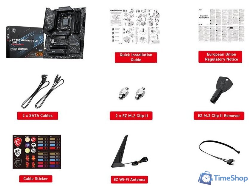 Материнская плата MSI X870E Gaming Plus WiFi - Изображение №2 — Интернет-магазин Time-Shop