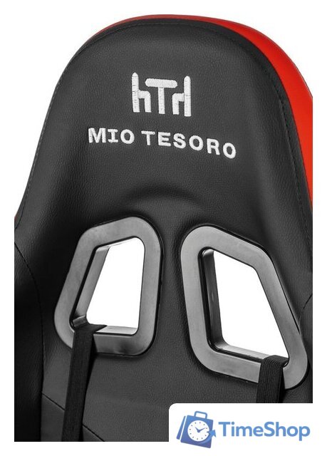 Игровое (геймерское) кресло Mio Tesoro Норманн 8011 (черный/красный) - Изображение №8 — Интернет-магазин Time-Shop
