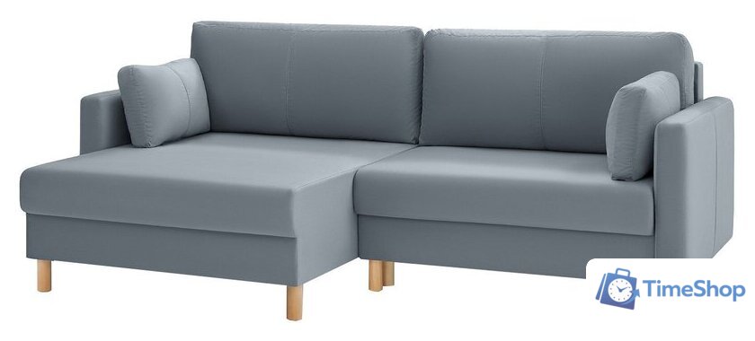 Угловой диван Mio Tesoro Дублин 497 (серый 968) - Изображение №1 — Интернет-магазин Time-Shop