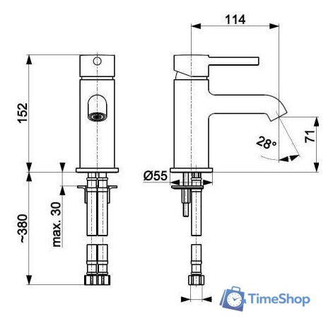 Смеситель Armatura Moza 5032-815-00 - Изображение №2 — Интернет-магазин Time-Shop