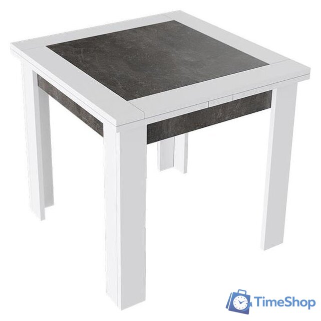 Кухонный стол Трия Хьюстон тип 3 (белый/ателье темный) - Изображение №1 — Интернет-магазин Time-Shop