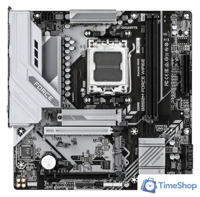 Материнская плата Gigabyte B850M Force WiFi6E (rev. 1.1) - Изображение №1 — Интернет-магазин Time-Shop