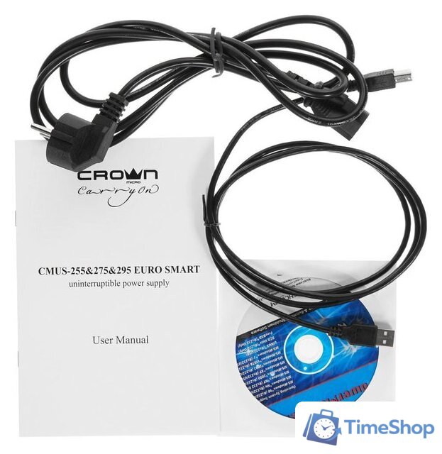Источник бесперебойного питания CrownMicro CMUS-295 Euro Smart - Изображение №7 — Интернет-магазин Time-Shop