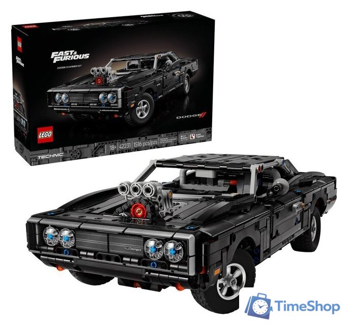 Конструктор LEGO Technic 42231 Fast and Furious Dodge Charger R/T Car - Изображение №1 — Интернет-магазин Time-Shop