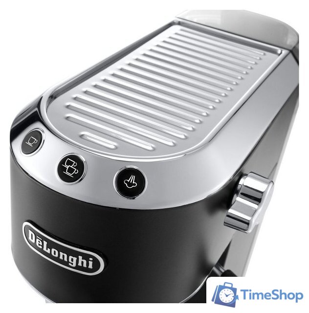Рожковая кофеварка DeLonghi Dedica EC 685.BK - Изображение №3 — Интернет-магазин Time-Shop