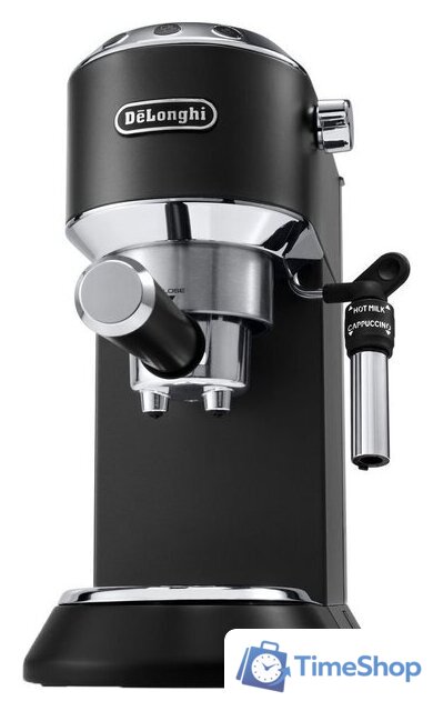 Рожковая кофеварка DeLonghi Dedica EC 685.BK - Изображение №2 — Интернет-магазин Time-Shop