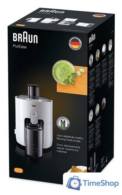 Соковыжималка Braun SJ3100 (белый) - Изображение №8 — Интернет-магазин Time-Shop