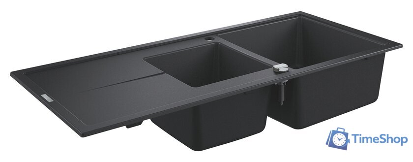 Кухонная мойка Grohe K400 80-C 116/50 1.5 31643AP0 (черный гранит) - Изображение №1 — Интернет-магазин Time-Shop