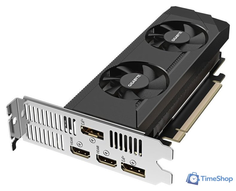 Видеокарта Gigabyte GeForce RTX 3050 OC Low Profile 6G GV-N3050OC-6GL - Изображение №4 — Интернет-магазин Time-Shop