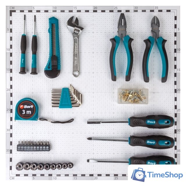 Набор домашнего мастера Bort BTK-37 (37 предметов) - Изображение №3 — Интернет-магазин Time-Shop