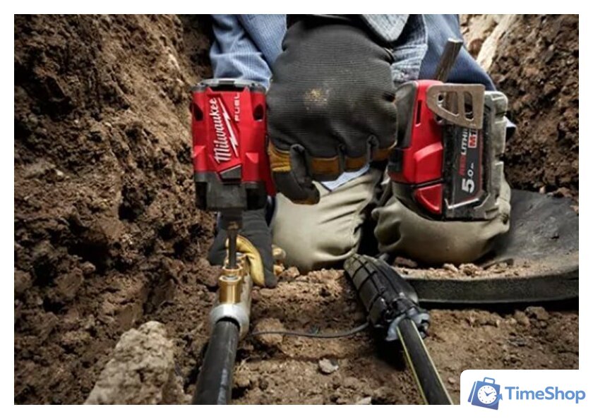Гайковерт Milwaukee M18 FIW2P12-502X 4933478447 (с 2-мя АКБ, кейс) - Изображение №10 — Интернет-магазин Time-Shop