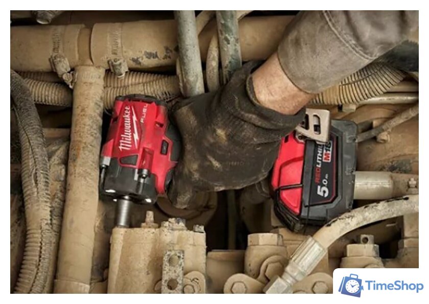Гайковерт Milwaukee M18 FIW2P12-502X 4933478447 (с 2-мя АКБ, кейс) - Изображение №6 — Интернет-магазин Time-Shop