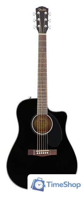 Электроакустическая гитара Fender CD-60SCE Black - Изображение №1 — Интернет-магазин Time-Shop