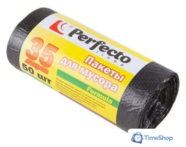 Пакеты для мусора Perfecto Linea Formula 35 л 46-148050 (50 шт) - Изображение №1 — Интернет-магазин Time-Shop