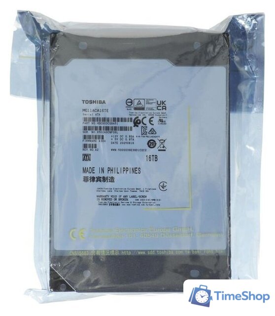 Жесткий диск Toshiba MG11 16TB MG11ACA16TE - Изображение №4 — Интернет-магазин Time-Shop