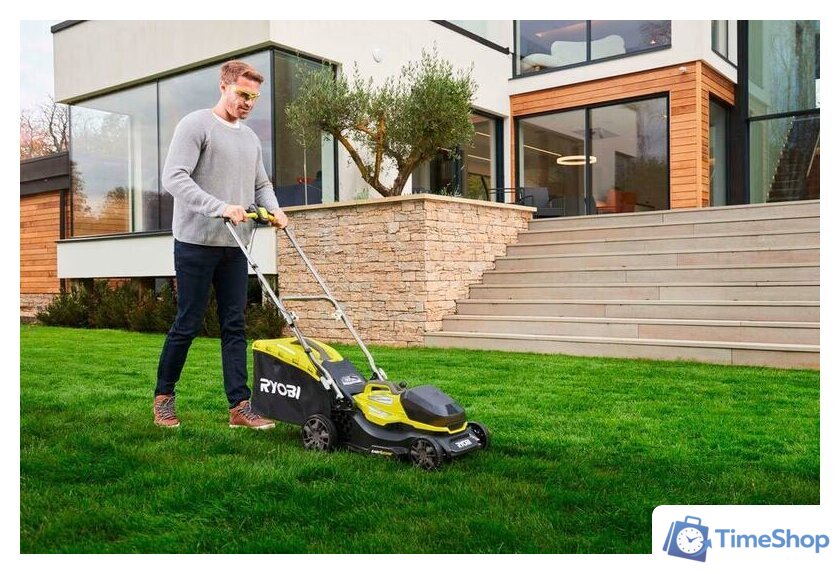 Газонокосилка Ryobi RY18LMX37A-150 (с АКБ 5 Ah) - Изображение №2 — Интернет-магазин Time-Shop