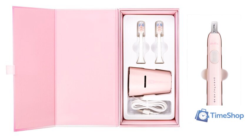 Электрическая зубная щетка Vitammy SMILS (розовая пудра) - Изображение №7 — Интернет-магазин Time-Shop