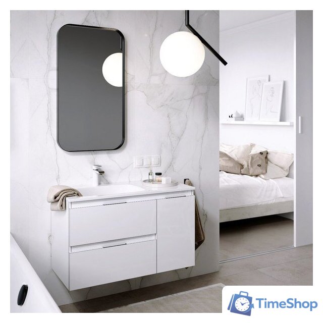  Aqwella Зеркало RM 50x90 RM0205BLK (черный) - Изображение №3 — Интернет-магазин Time-Shop