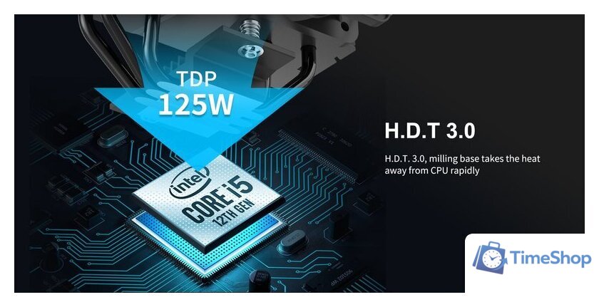 Кулер для процессора PCCooler Paladin EX300S - Изображение №6 — Интернет-магазин Time-Shop