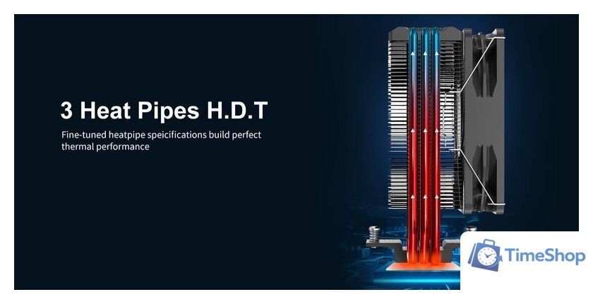 Кулер для процессора PCCooler Paladin EX300S - Изображение №8 — Интернет-магазин Time-Shop