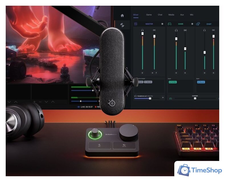 Проводной микрофон SteelSeries Alias Pro - Изображение №3 — Интернет-магазин Time-Shop