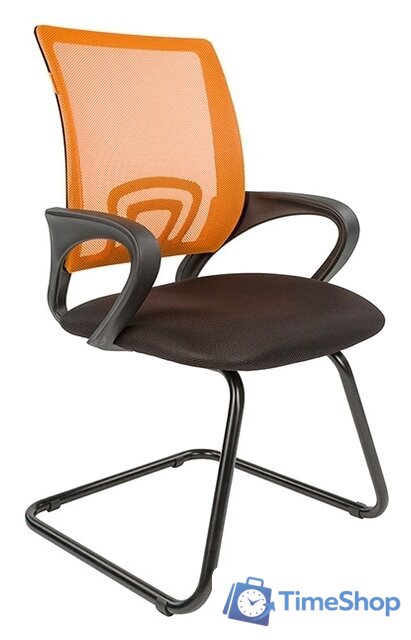 Офисный стул CHAIRMAN 696 V (черный/оранжевый) - Изображение №1 — Интернет-магазин Time-Shop