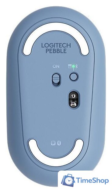 Мышь Logitech M350 Pebble (голубой) - Изображение №4 — Интернет-магазин Time-Shop