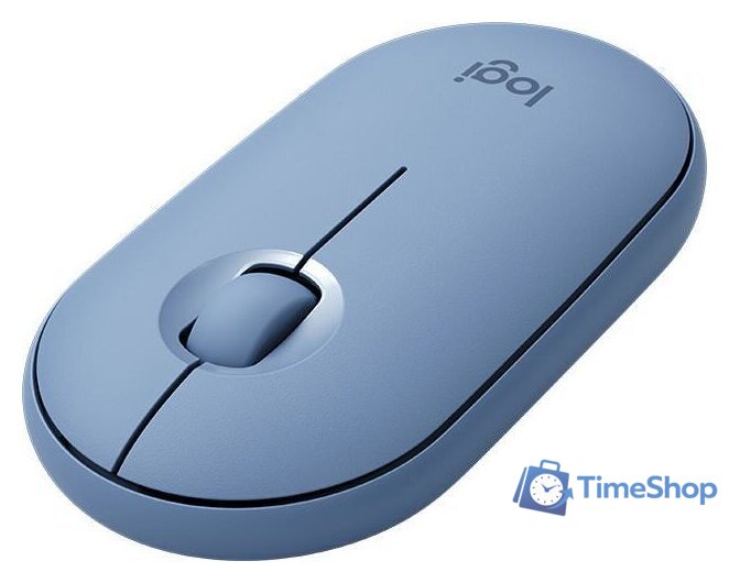 Мышь Logitech M350 Pebble (голубой) - Изображение №2 — Интернет-магазин Time-Shop