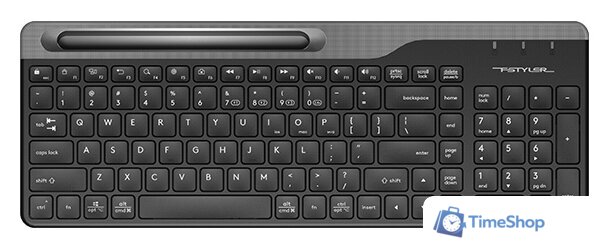 Клавиатура A4Tech Fstyler FBK25 (черный/серый) - Изображение №1 — Интернет-магазин Time-Shop