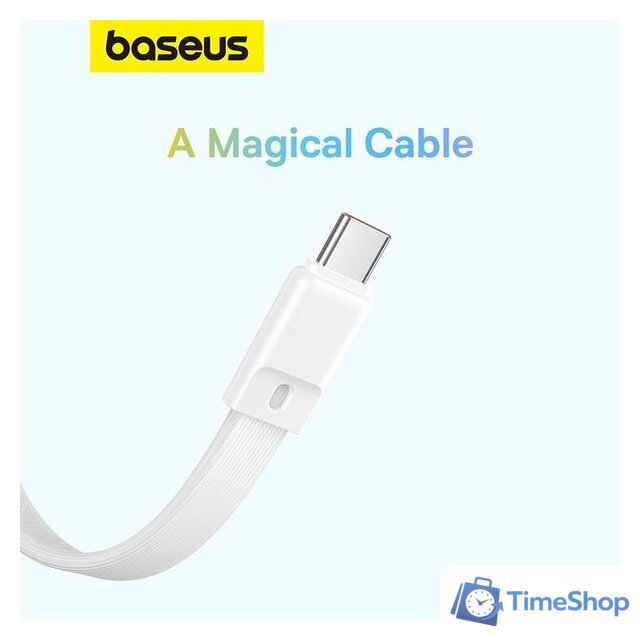 Внешний аккумулятор Baseus Magnetic Fast Charge Power Bank Type-C Edition 30W 10000mAh (белый) - Изображение №15 — Интернет-магазин Time-Shop