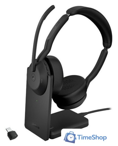 Офисная гарнитура Jabra Evolve2 55 MS Stereo Stand USB-C - Изображение №1 — Интернет-магазин Time-Shop