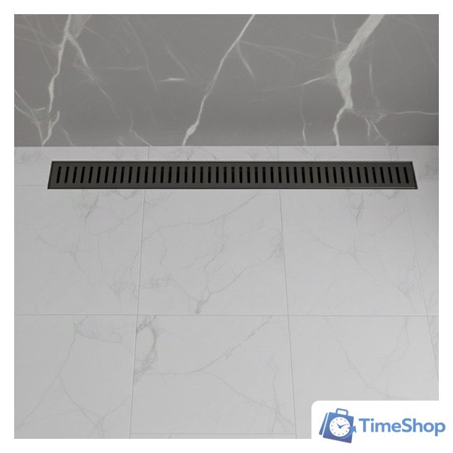 Трап/канал Lauter 2120865-С1GM 600x100 (оружейная сталь) - Изображение №7 — Интернет-магазин Time-Shop