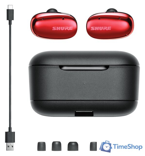 Наушники Shure Aonic Free (красный) - Изображение №3 — Интернет-магазин Time-Shop
